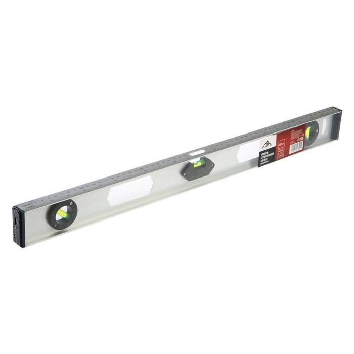 Уровень строительный ЛОМ  Уровень строительный ЛОМ "Рельс", алюминиевый, 600 мм