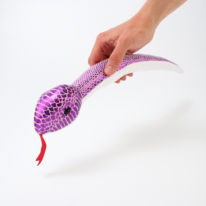 Мягкая игрушка  Мягкая игрушка "Змея" блестящая, 48 см