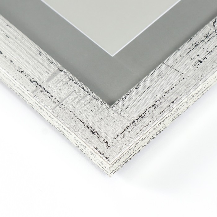 Фоторамка пластик "Marta" 15х20 см, серебро