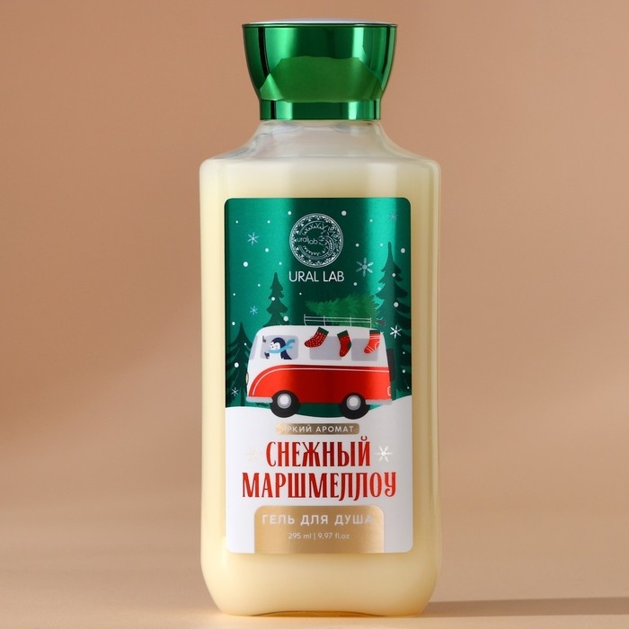 Гель для душа, 295 мл, аромат снежный маршмеллоу, Новый Год Гель для душа, 295 мл, аромат снежный маршмеллоу, Новый Год