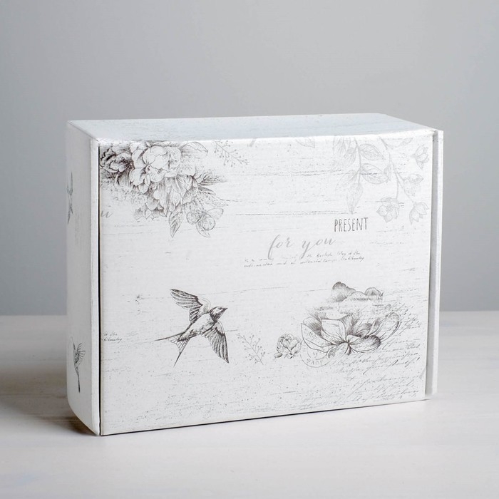 Коробка подарочная складная, упаковка, «Шебби», 27 х 21 х 9 см Коробка подарочная складная, упаковка, «Шебби», 27 х 21 х 9 см