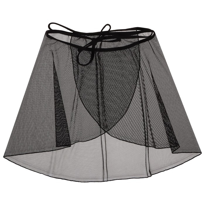 Юбка с запахом для гимнастики и танцев Grace Dance, р. 26-28, цвет чёрный Юбка с запахом для гимнастики и танцев Grace Dance, р. 26-28, цвет чёрный