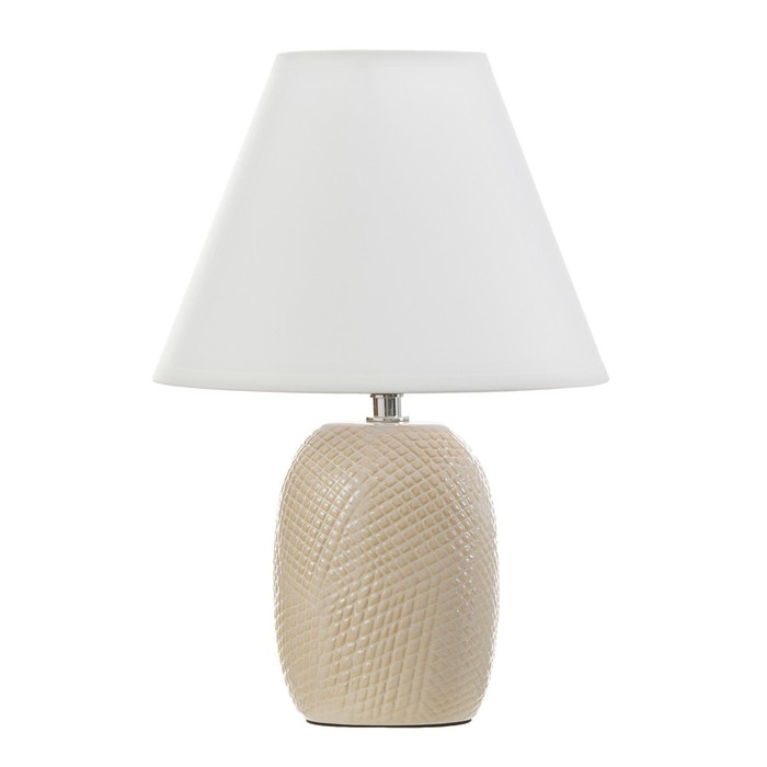 Настольная лампа Настольная лампа "Лоренза" Е14 40Вт белый 20х20х28,5 см RISALUX