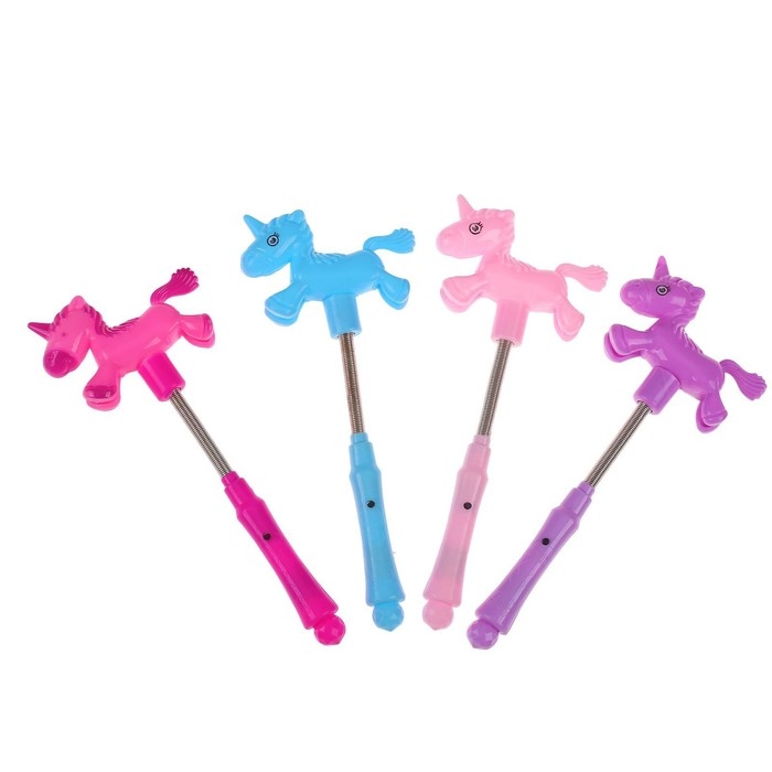Палочка световая «Единорог», на пружине Палочка световая «Единорог», на пружине