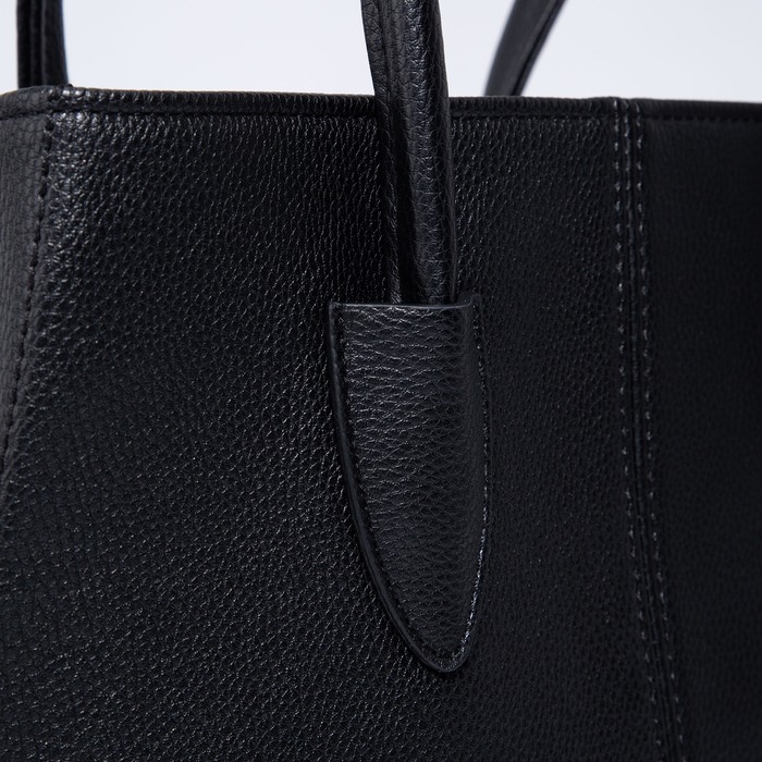 Сумка женская El Masta на молнии, наружный карман, цвет чёрный Сумка женская El Masta на молнии, наружный карман, цвет чёрный