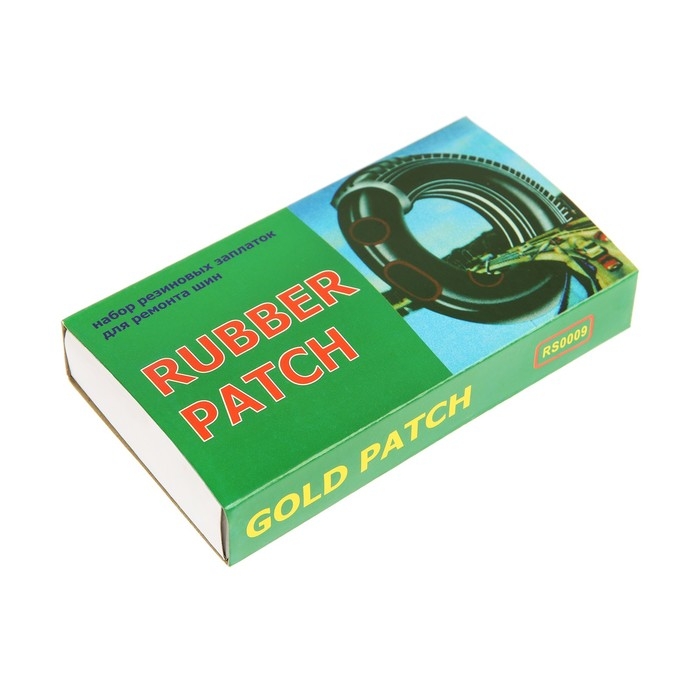 Набор заплаток для ремонта шин: 9 шт + клей Набор заплаток для ремонта шин: 9 шт + клей