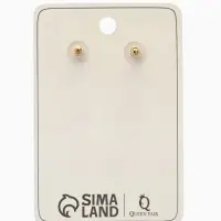 Серьги висячие со стразами &laquo;Вечеринка&raquo;, цветок из капель, красно-белые в золоте, 6.3 см