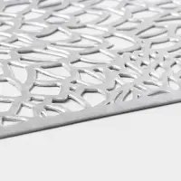 Салфетки сервировочные на стол Доляна &laquo;Астра&raquo;, 45&times;30 см, 4 шт., серебряные