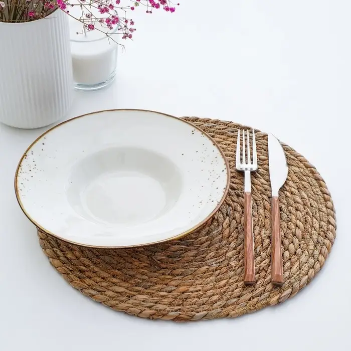 Салфетка сервировочная на стол SL Home &laquo;Жгут&raquo;, d=30&times;0.5 см