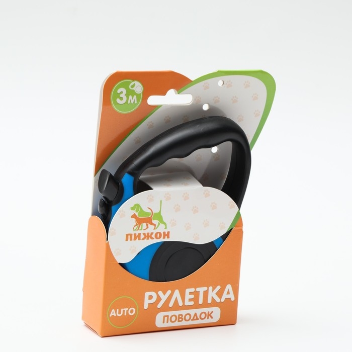 Рулетка  Рулетка "Зарница" , 3 м, до 11,5 кг, чёрно-синяя