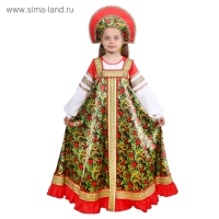 Русский народный костюм «Рябинушка» для девочки, р. 36, рост 134-140 см