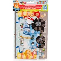 Аппликация 15х21 см СИНИЙ ТРАКТОР МУЛЬТИ АРТ EVAGEO-112365