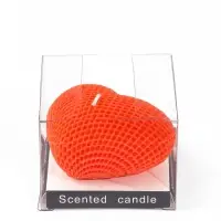 Свеча декоративная &laquo;Сердце&raquo; 6.6&times;6.4&times;5 см, 60 г, красный