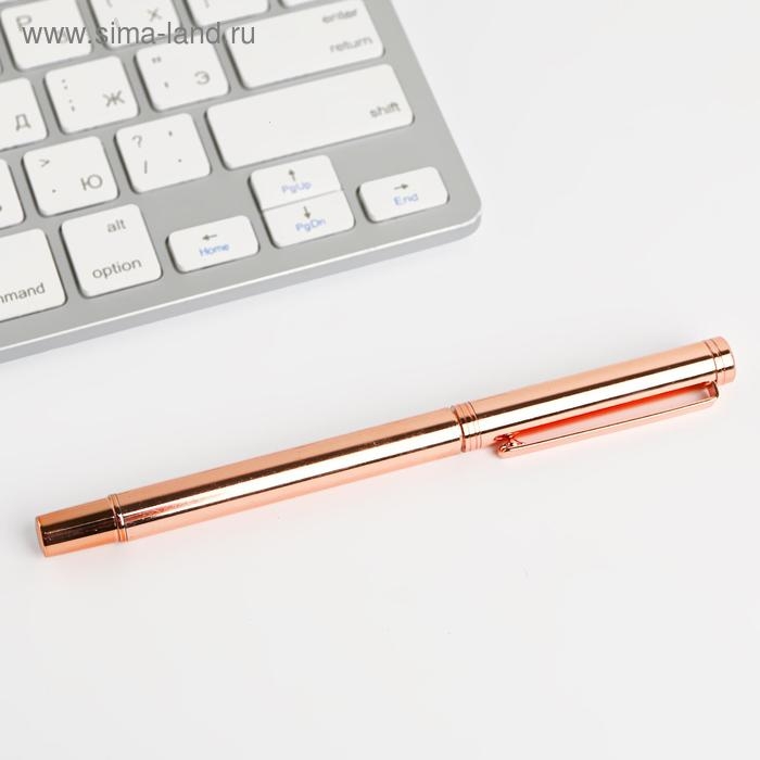 Ручка шариковая, синяя паста, 1.0 мм, розовое золото металл в подарочной коробке «Вдохновляй» Ручка шариковая, синяя паста, 1.0 мм, розовое золото металл в подарочной коробке «Вдохновляй»