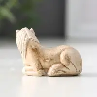 Фигура Нэцкэ «Лошадь №2», 3×4.5×3 см, слоновая кость