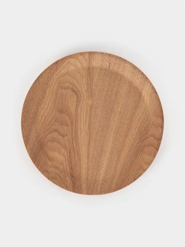 Тарелка Доляна &laquo;Заря&raquo;, d=24.5 см, дерево, коричневая