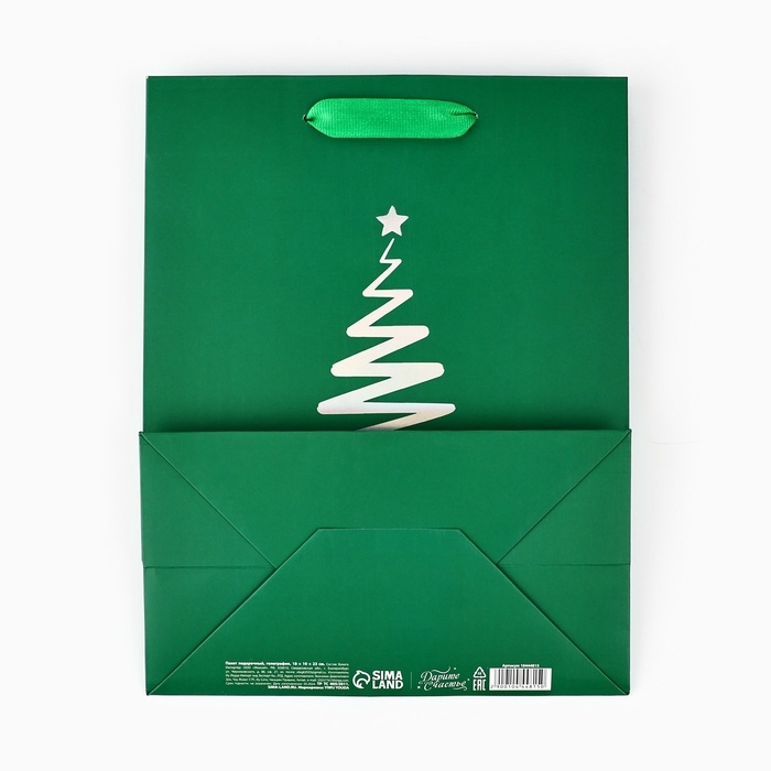 Пакет подарочный новогодний «Яркого Нового года», голография, MS 18 х 10 х 23 см Пакет подарочный новогодний «Яркого Нового года», голография, MS 18 х 10 х 23 см