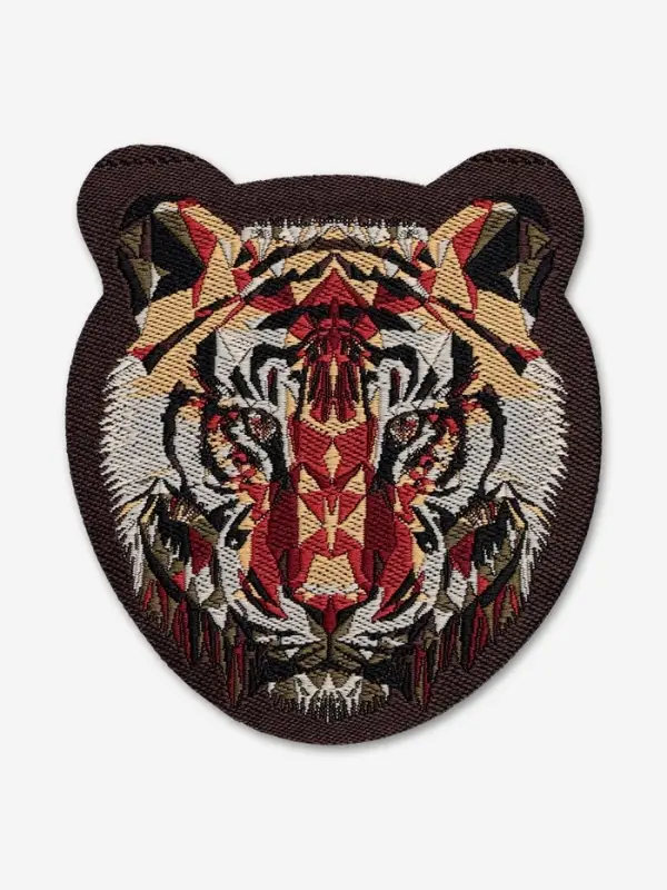 Термоаппликация &laquo;Тигр&raquo;, 5.6&times;6.3 см, коричневая
