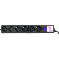 Сетевой фильтр Power Cube 6р/1,9м, 16А/3.5кВт,3x1,0, черн(SPG6-B1,9M)