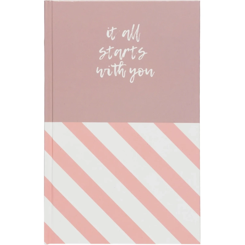 Бизнес-тетрадь А5,80л,7БЦ,клетка, Attache Economy Smart роз