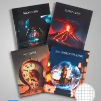 Набор предметных тетрадей Calligrata TOP &laquo;Школьный стиль&raquo;, 10 предметов, 48 листов, со справочным материалом, пластиковая обложка