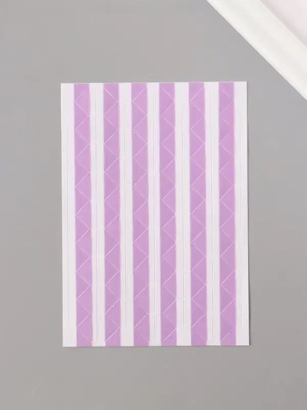 Набор уголков с кармашком для фотографий 102 уголка "Сиреневые" 10,3х14,8 см