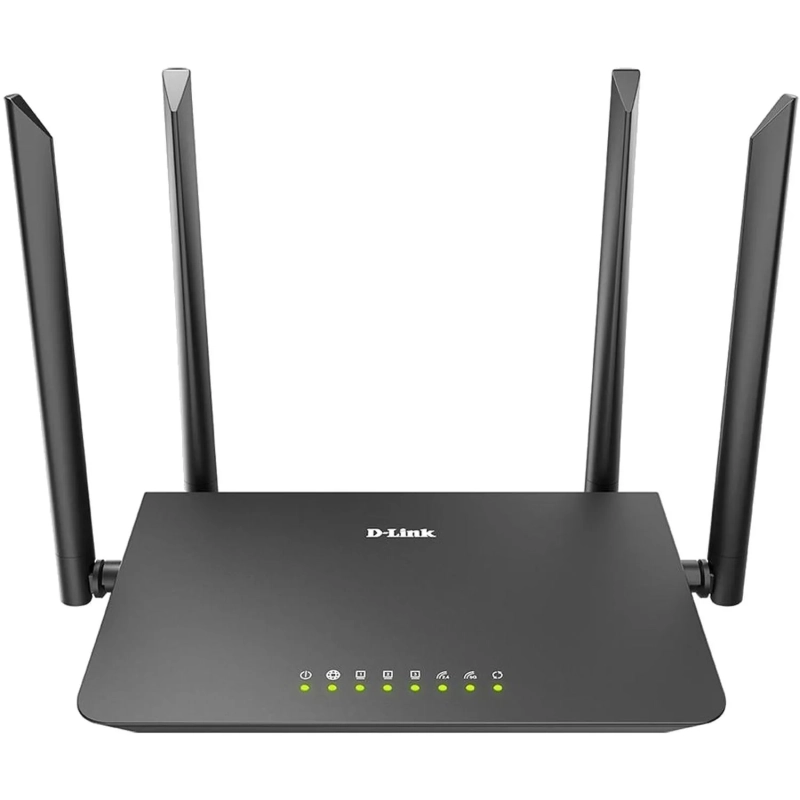 Маршрутизатор беспроводной D-Link DIR-820/RU/A1A AC1200 10/100BASE-TX черны