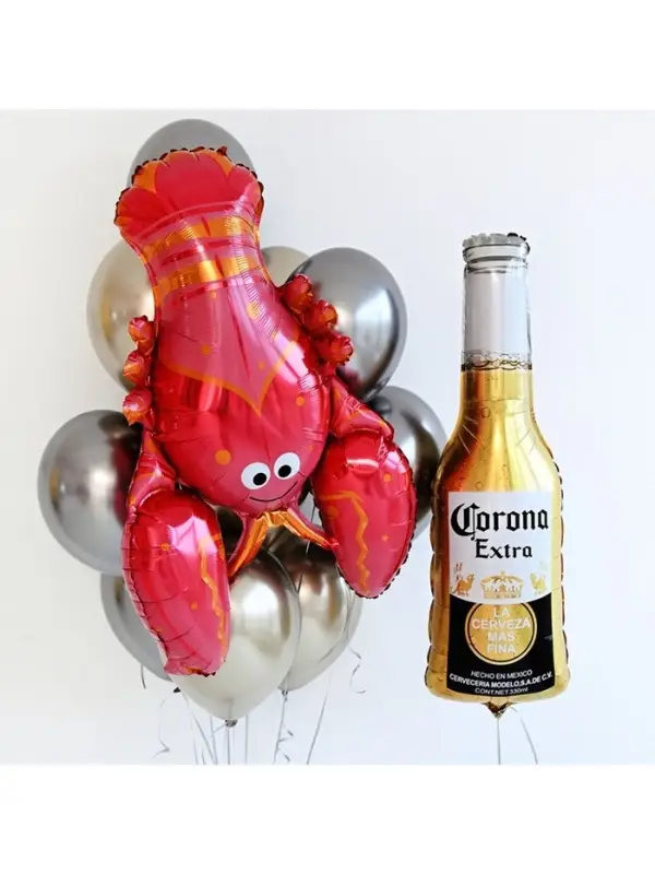 Воздушный шар фольгированный 38" &laquo;Лобстер&raquo;