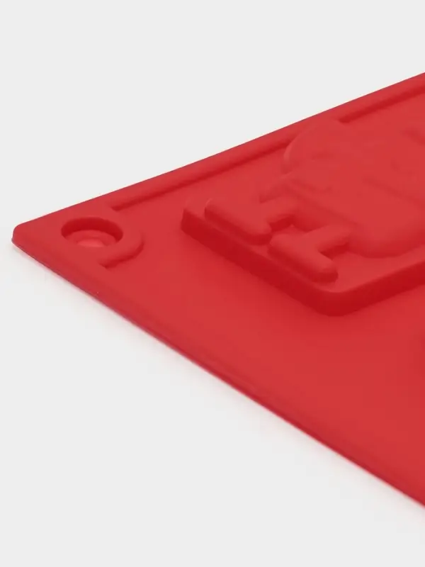 Форма для конфет и шоколада Доляна &laquo;Новогодние радости&raquo;, силикон, 30&times;17 см, 16 ячеек, красная