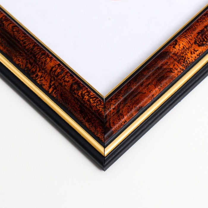 Фоторамка пластик 30х40 см темный орех, МИКС (282) Фоторамка пластик 30х40 см темный орех, МИКС (282)