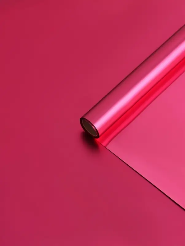 Пленка для цветов и букетов &laquo;Глянец&raquo;, рубиновый, 58 см &times; 5 м