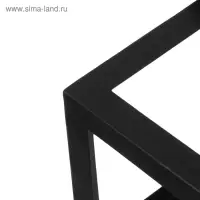 Люстра потолочная BayerLux &laquo;Куб&raquo;, 40 Вт, E27, 16&times;16&times;19 см, чёрная