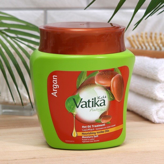 Маска для волос Dabur Vatika Argan мягкое увлажнение, 500 г Маска для волос Dabur Vatika Argan мягкое увлажнение, 500 г