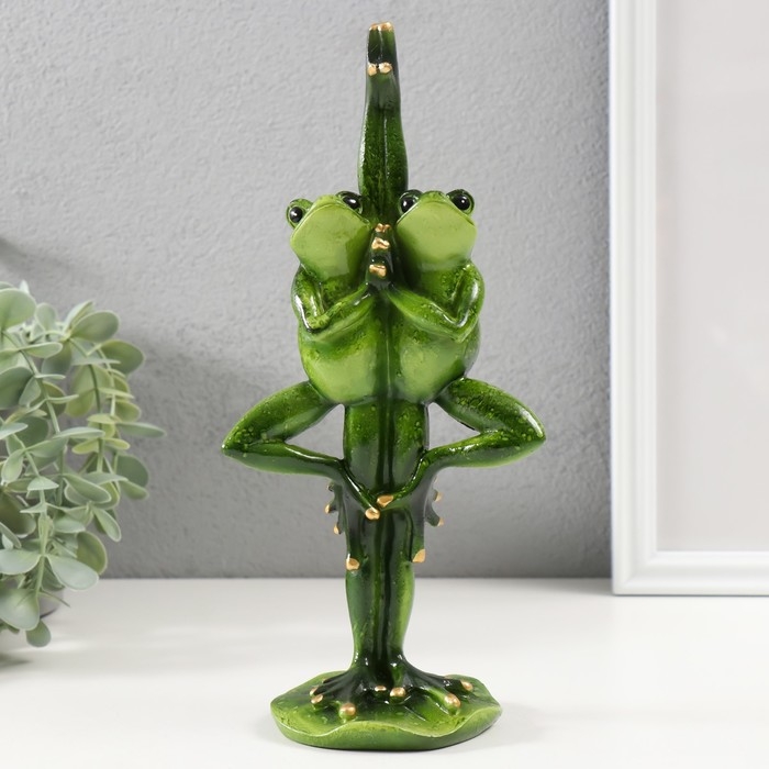 Сувенир полистоун Сувенир полистоун "Лягухи - близнецы" 25х12х8,5 см