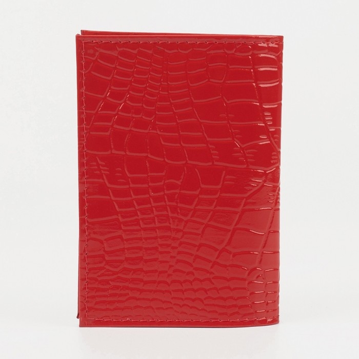 Обложка для пенсионного удостоверения, цвет красный Обложка для пенсионного удостоверения, цвет красный