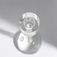 Подсвечник хрустальный &laquo;Кристалл&raquo;, 7.7&times;7.7&times;23.5 см, d=2.5 см