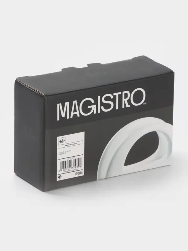 Салфетница Magistro &laquo;Бланш&raquo;, 13&times;3.5&times;8 см, фарфор, белая