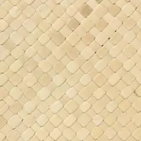 Сумка плетёная на застёжке из пандана, 30&times;10&times;35 см, бежево-чёрная