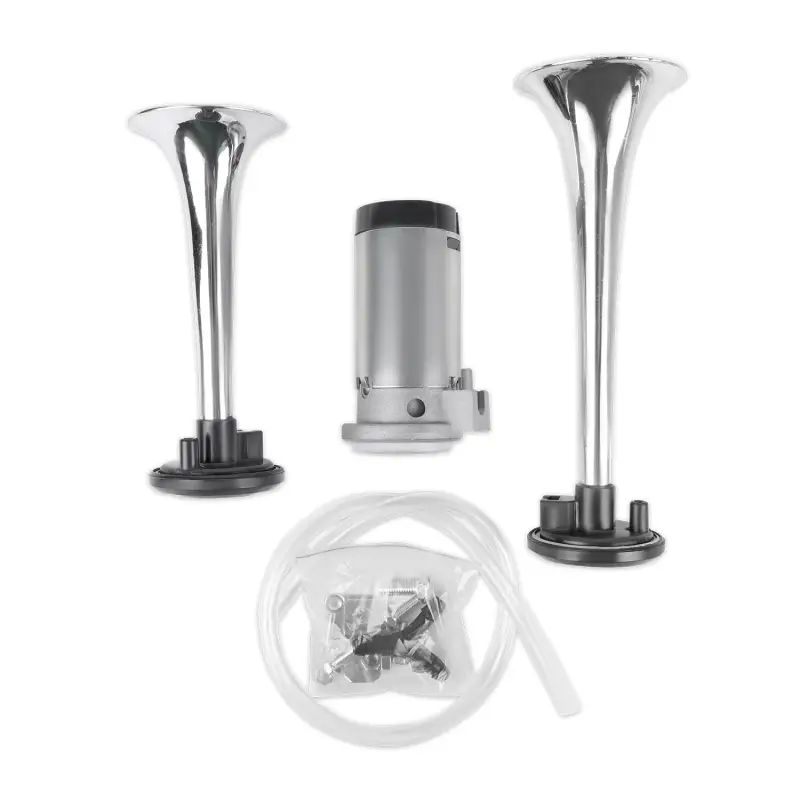 Сигнал автомобильный AVS HR 02 (2 шт. комплект) Хром