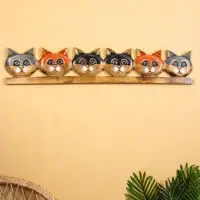 Панно &laquo;Котята&raquo;, 100&times;1.5&times;17 см, дерево