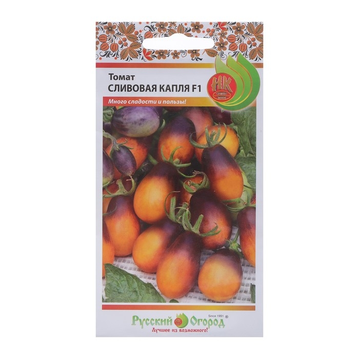 Семена Томат  Семена Томат "Сливовая капля" F1, серия Русский огород, 5 шт