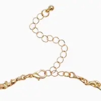 Колье "Мятое" тонкое, цвет золото 35см+ удл Колье "Мятое" тонкое, цвет золото 35см+ удл