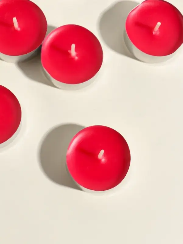 Набор свечей ароматических чайных &laquo;Гуава и клубника&raquo;, 9 шт.