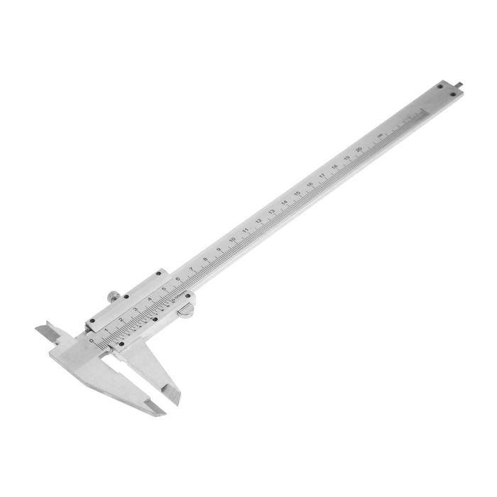 Штангенциркуль ТУНДРА, металлический, с глубиномером, цена деления 0.05 мм, 200 мм Штангенциркуль ТУНДРА, металлический, с глубиномером, цена деления 0.05 мм, 200 мм