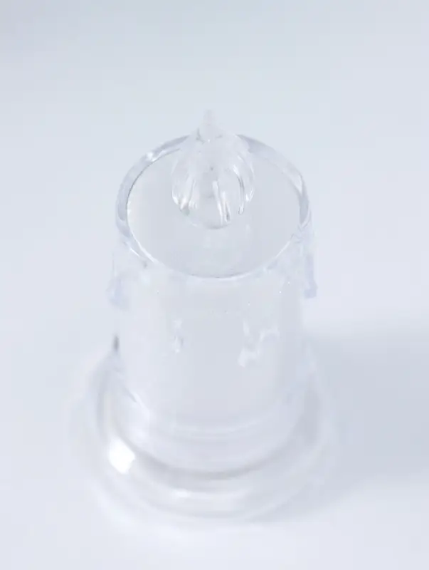 Светодиодная свеча LED "Свеча с подтёками" 3хLR41, прозрачный 3,5х3,5х7,2 см