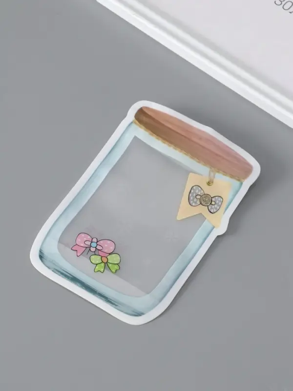 Пакет для хранения Пакет для хранения "Стеклянная банка с крышкой", застёжка zip-lock 10,2х15+6 см