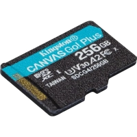 Карта памяти microSDXC Kingston 256G Go Plus G4 200R V30 адапт. SDCG4/256GB