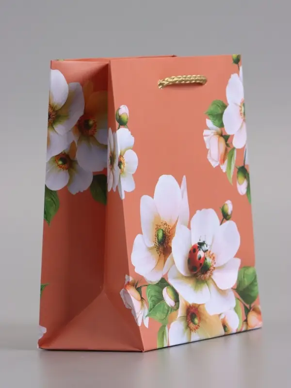 Пакет подарочный ламинированый "Гармония" 11,5 х 14,5 х 6,5 см