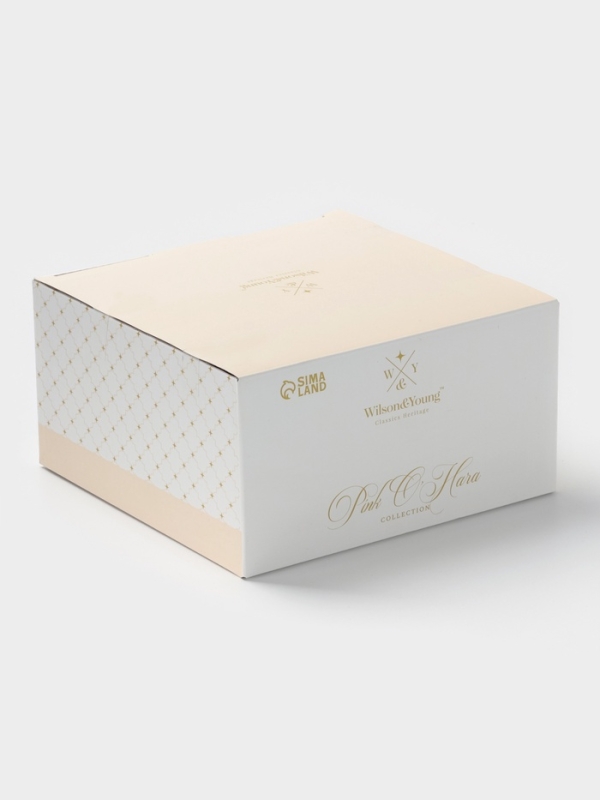 Чайная пара 220 мл WY   Чайная пара 220 мл WY  "Pink O'hara", зелёный