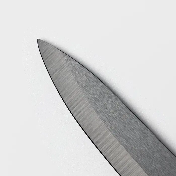 Нож кухонный керамический Black, лезвие 9.5 см, ручка софт-тач, чёрный